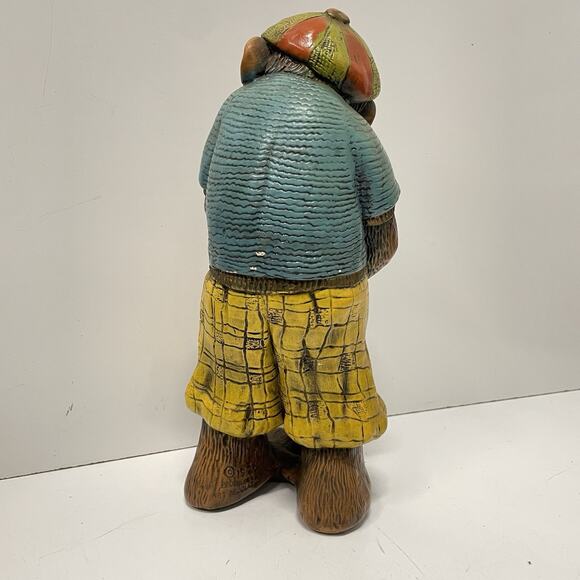 VTG 1976 Progressive Art Products 15” Chimpanzee Chimp, Not Monkey Golf Statue - Picture 5 of 9
